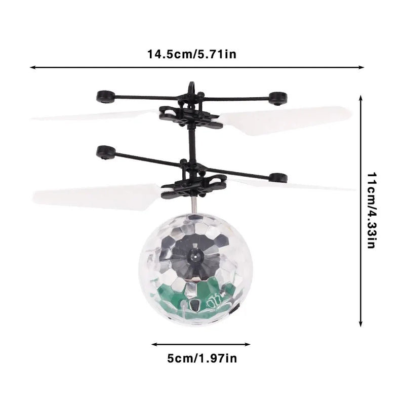 Bola que voar, de led. Super portátil.